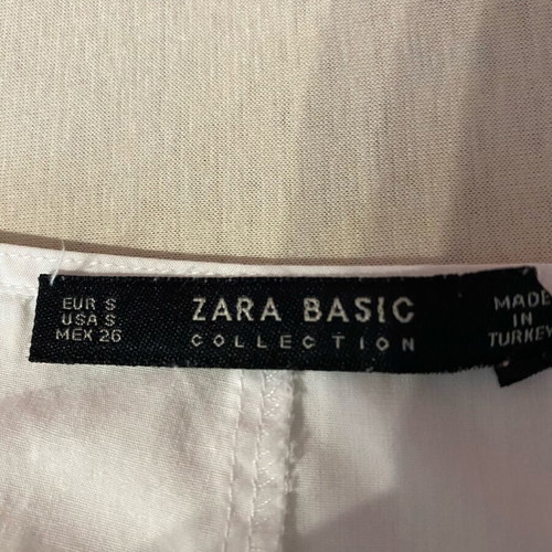 Zara Basic white crossover sleeveless top size S like new