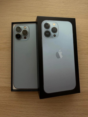 iPhone 13 Pro Max 128GB Sierra Blue σαν καινούργιο με θήκη και τζαμάκι