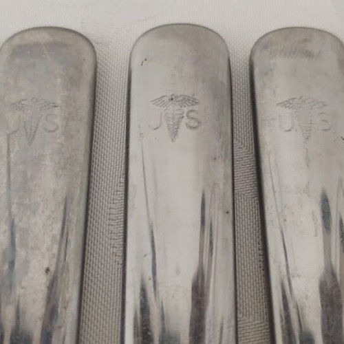 Medical Corps Officer Knives used, set of 5, stainless steel