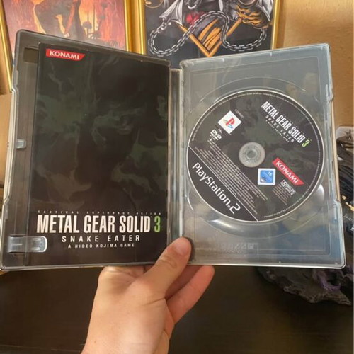 Metal Gear Solid 3 Snake Eater PS2 steel book used