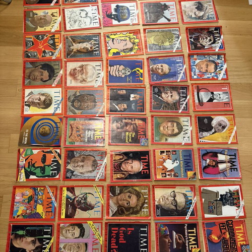Time magazine vintage collection used, 49 issues from 60s and 70s