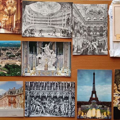 Postcards from France like new, pack of 36 pieces