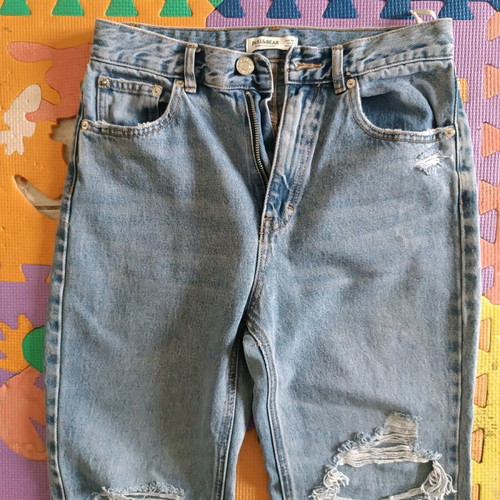 Pull and Bear medium no 38 pants like new, blue