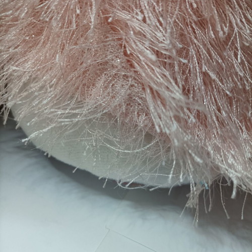 Christmas angel figures like new, set of two with pink fluffy bodies