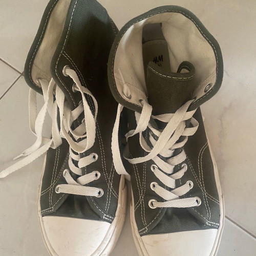 H&M men's shoes size 41 used, khaki