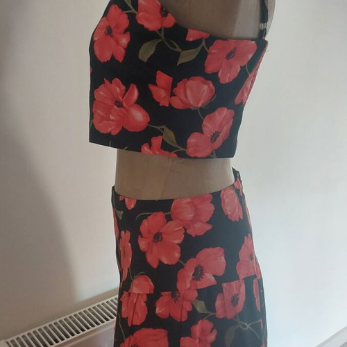 Mango summer set new, skirt and blouse, size Medium