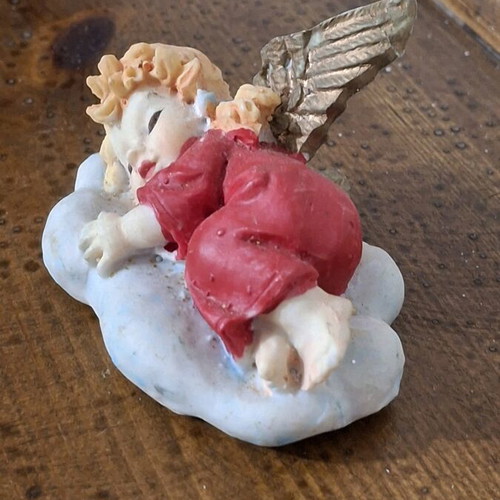 Vintage decorative angel used, small and elegant