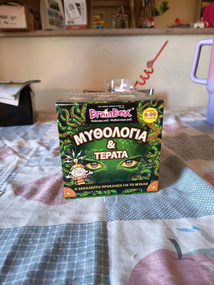 Brainbox Mythology & Monsters board game like new, no hourglass