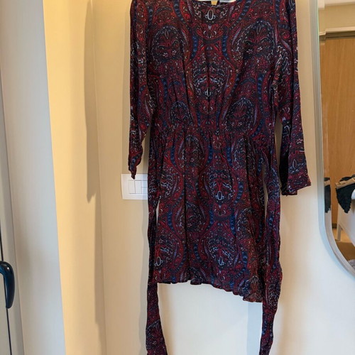 Compania Fantastica dress with paislay design like new size M 38 10