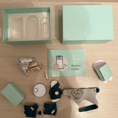 Owlet Sock Monitor used for infant heart rate and oxygen