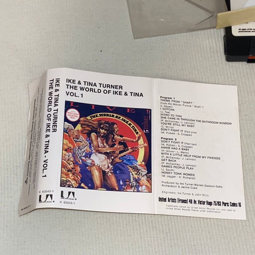 The World Of Ike & Tina Turner cassette from France, R&B / Soul