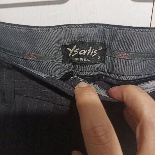 Ysatis black striped suit S like new, jacket and trousers