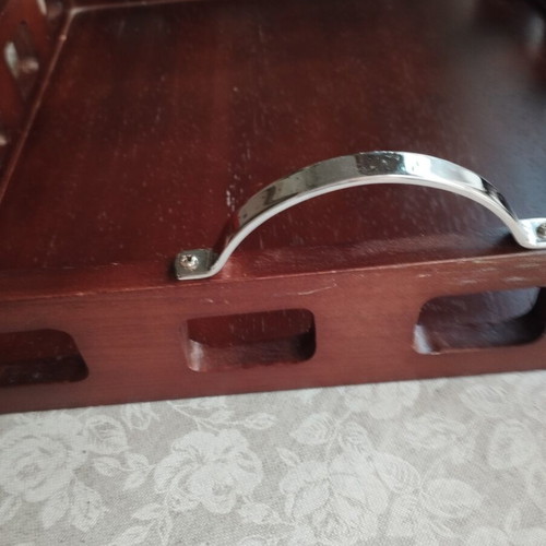 Studio Nova Wooden Serving Tray vintage, used, 35.5x35.5x6.5 cm