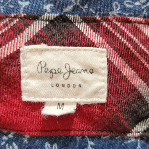 Pepe Jeans shirt red like new, size M