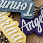 Personalized 3D Printed Name Keychain