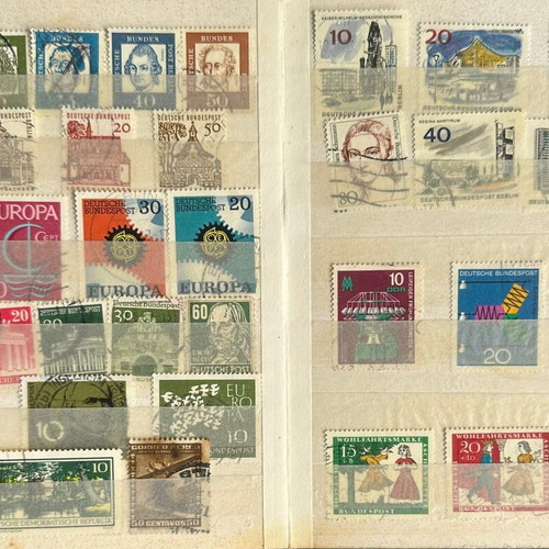 Lot of 320 stamps used and mint from multiple countries since 1911