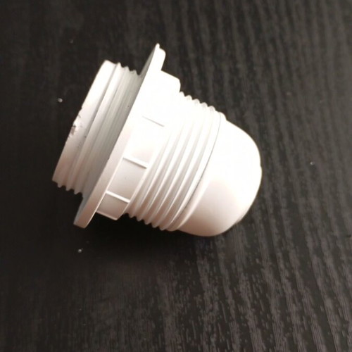 E27 compatible power socket lamp holder, white