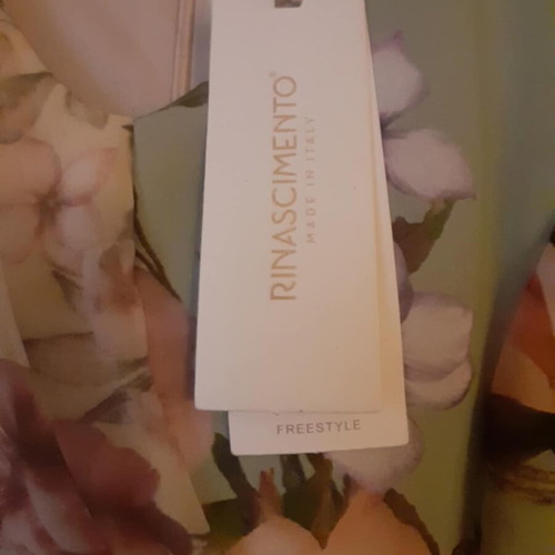 Rinascimento dress new, floral with unique sleeve, size M