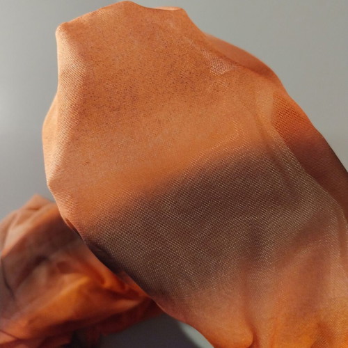 Bershka dress orange size XS new see-through