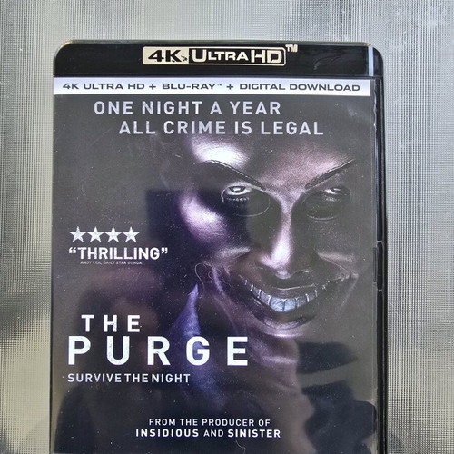 The Purge Blu-Ray like new with Greek subtitles