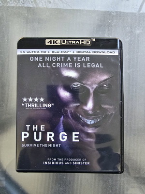 The Purge Blu-Ray like new with Greek subtitles