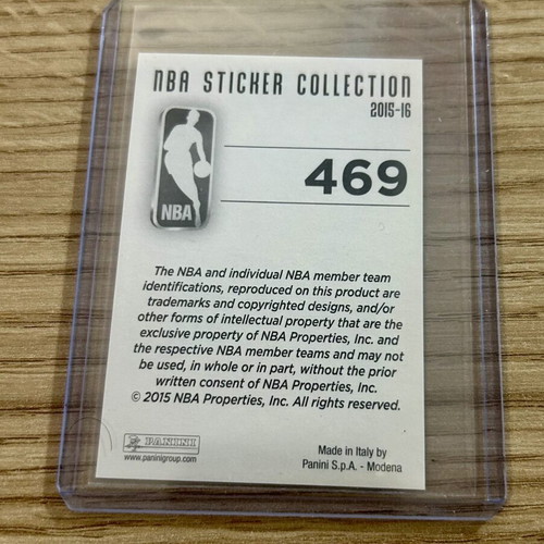 Kobe Bryant Los Angeles Lakers Panini NBA 2015-16 sticker new