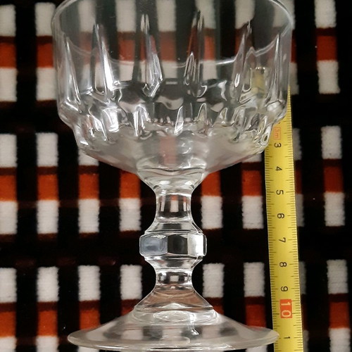 Set of 3 used liqueur glasses, 19 pieces