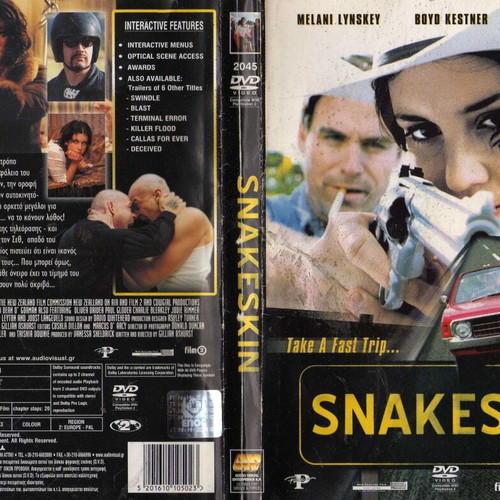 Snakeskin DVD ταινία, περιπέτεια δράμα φαντασίας θρίλερ