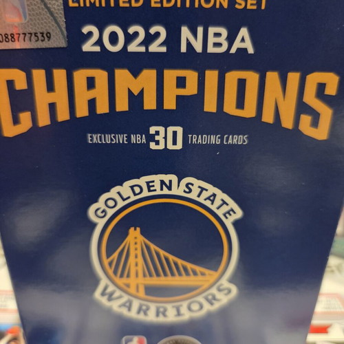 Panini 2022 NBA Champions Golden State Warriors limited edition set like new