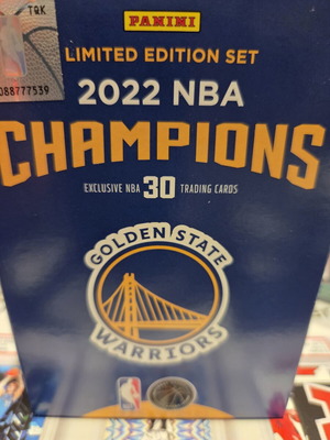 Panini 2022 NBA Champions Golden State Warriors limited edition set like new