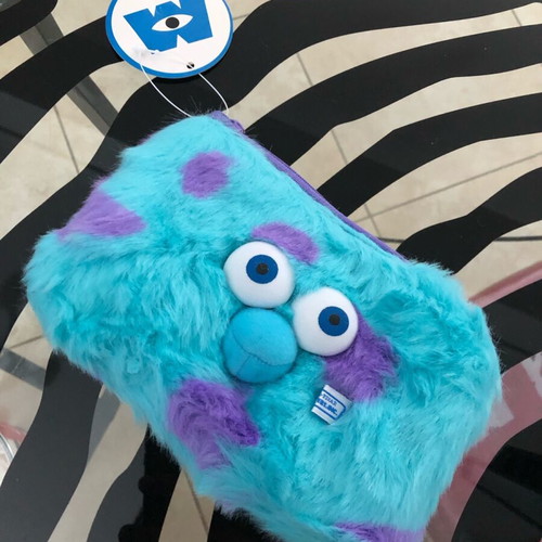 Monsters Inc Sully Soft Furry school bag and wallet set new