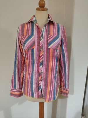 Women's striped multicolor shirt size S like new