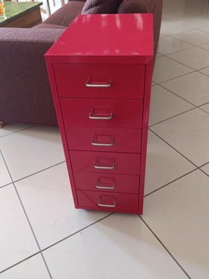 Helmer drawer unit with 6 drawers, like new, 49x28x68 cm