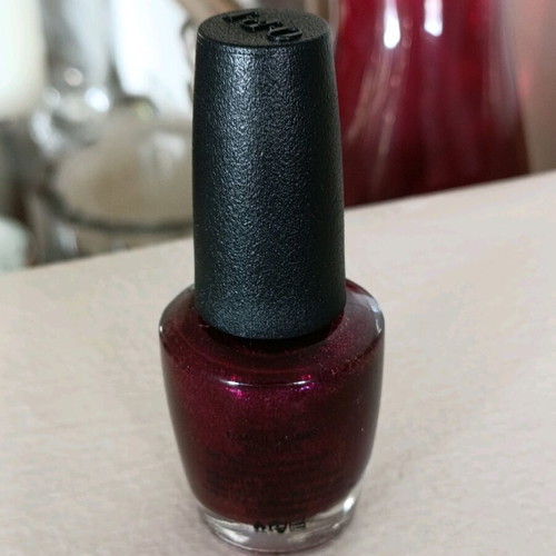 OPI nail polish new, color berry and bright