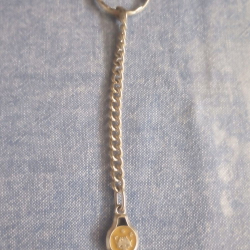 AEK Vintage Chain Keychain with Double-Headed Eagle, like new