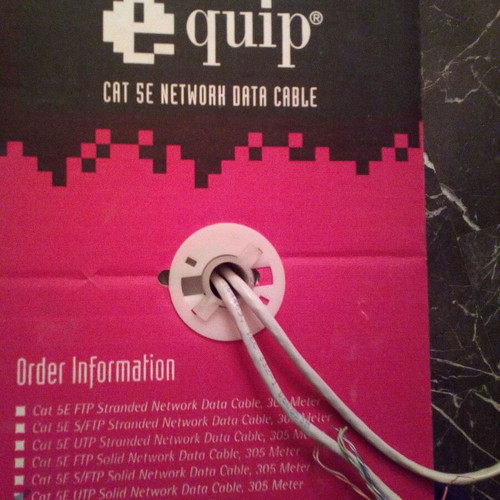 Cable UTP Cat 5e Equip like new, 30-40 meters