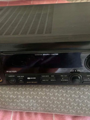 Philips FR755 Audio Video Surround Receiver used with speakers and remote