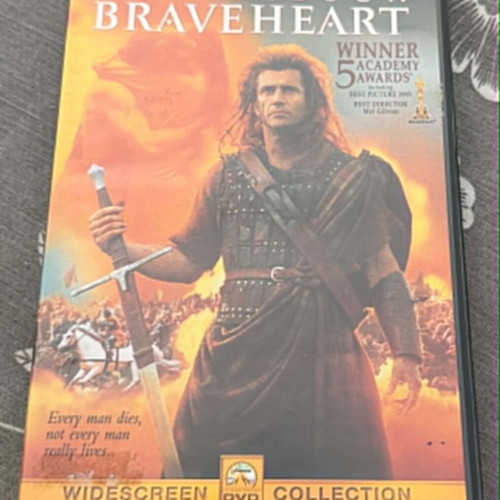 Braveheart DVD used, Mel Gibson widescreen collection
