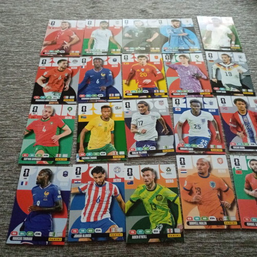 Panini FIFA World Cup 2026 Adrenalyn XL card set, 23 Heroes & Contenders