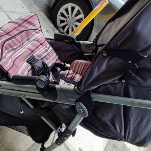 Carello M6 Aluminum stroller used, lightweight with 5-point harness
