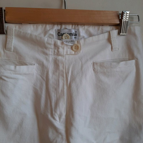 Camomilla white pants like new with pockets, size S