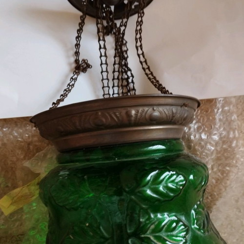 Hanging brass antique candle holder made in Germany