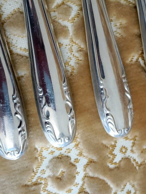 Vintage rostfrei knives set of 6 unused from 1960s