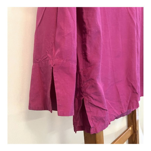 Vintage fuchsia silky shirt size M used