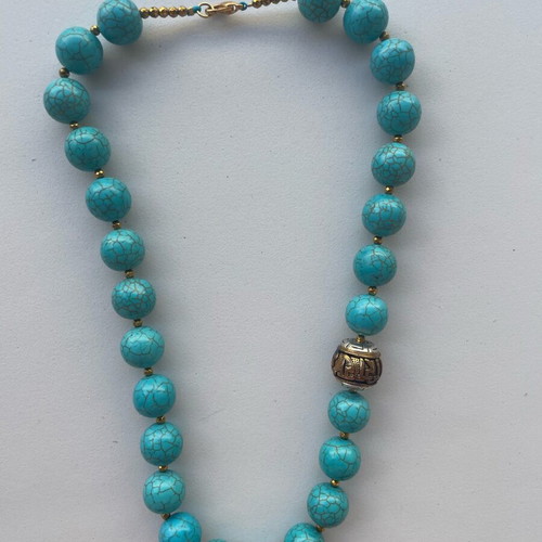 Necklace like new turquoise