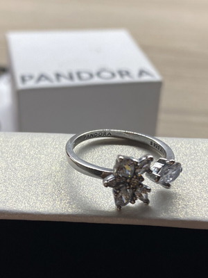 Pandora ring size 7 like new, silver