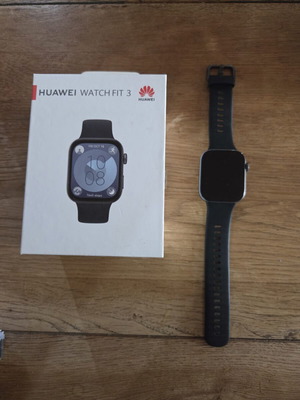 Huawei Watch Fit 3 έξυπνο ρολόι μαύρο με αξεσουάρ