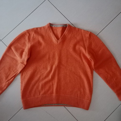Marlboro vintage unisex wool sweater XS like new, orange
