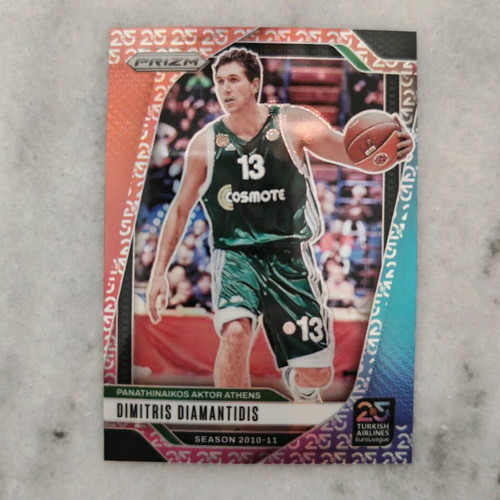 Dimitris Diamantidis Prizm 2024 25 Anniversary Card new