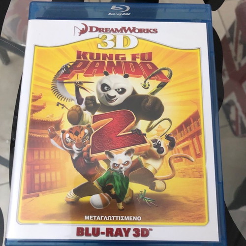 Kung Fu Panda 2 Blu-Ray 3D used, dubbed with Greek subtitles